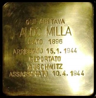 Pietra dinciampo Aldo Milla