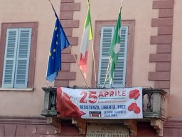 Striscione 25 Aprile Commessaggio